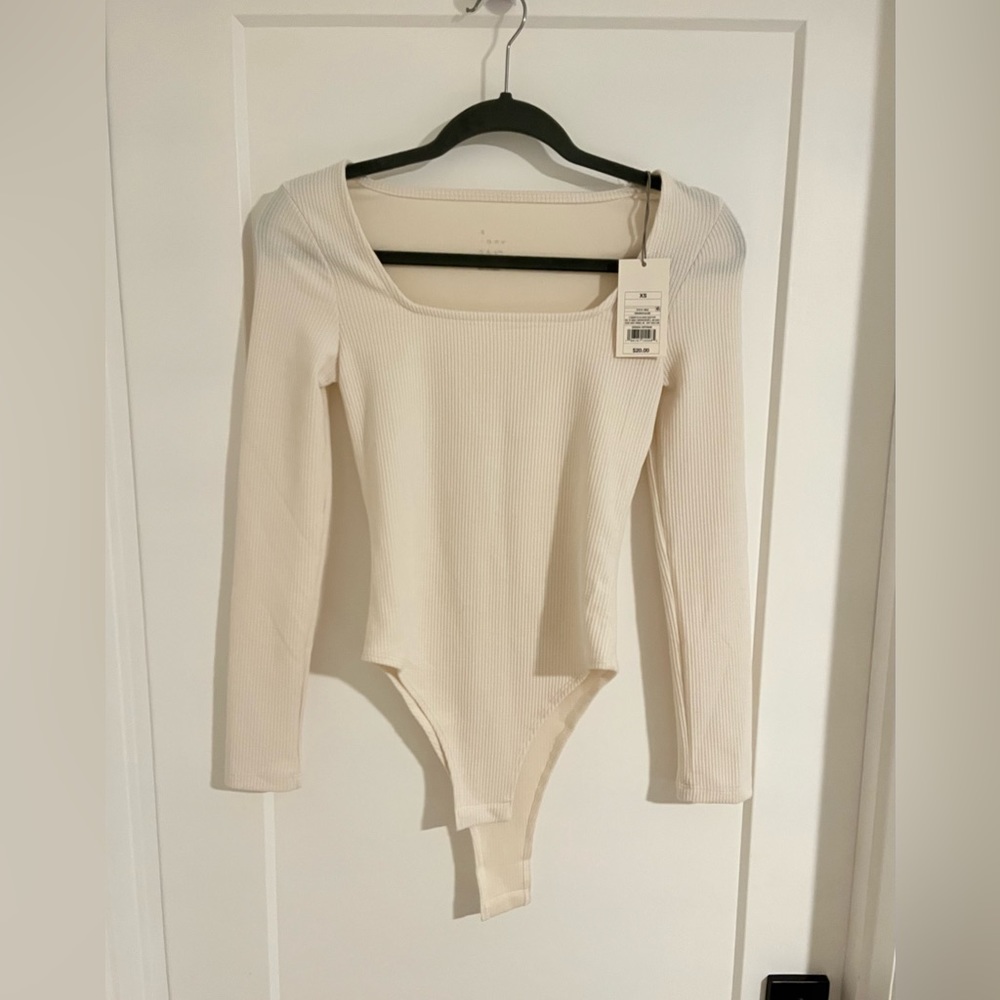 Cream Body Suit - Size XS